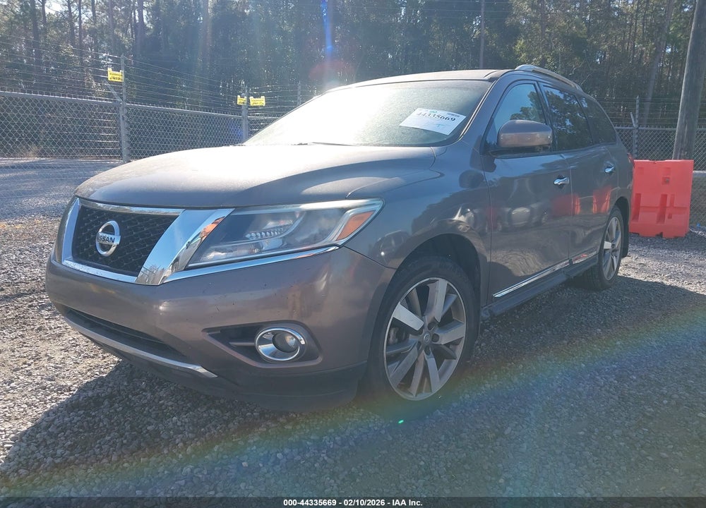 2013 NISSAN PATHFINDER PLATINUM VIN: 5N1AR2MN9DC625217