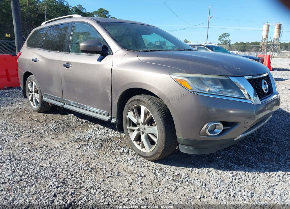 2013 NISSAN PATHFINDER PLATINUM VIN: 5N1AR2MN9DC625217