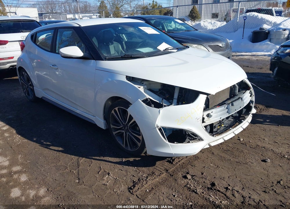 2016 HYUNDAI VELOSTER TURBO VIN: KMHTC6AE3GU268296