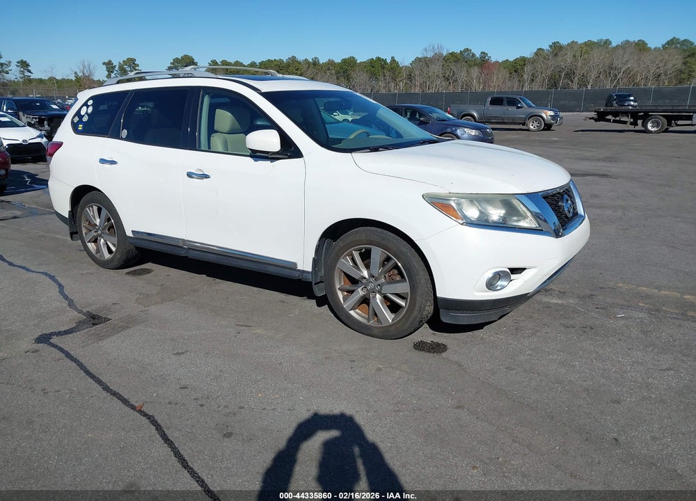 2014 NISSAN PATHFINDER PLATINUM VIN: 5N1AR2MNXEC686500