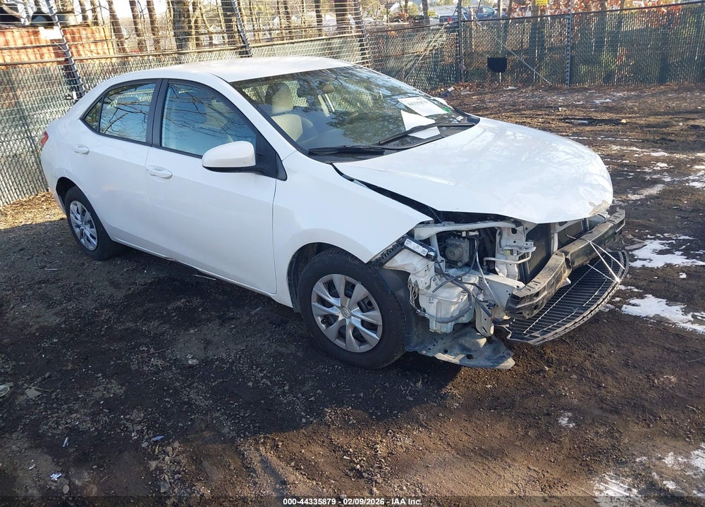 2016 TOYOTA COROLLA L VIN: 2T1BURHE1GC675583