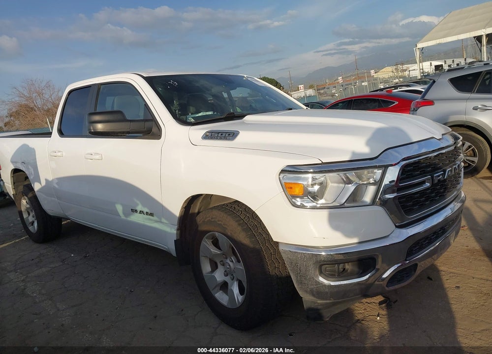 2022 RAM 1500 BIG HORN  4X2 6'4 BOX VIN: 1C6RREBTXNN272882