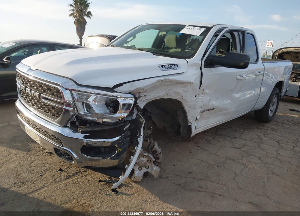 2022 RAM 1500 BIG HORN  4X2 6'4 BOX VIN: 1C6RREBTXNN272882