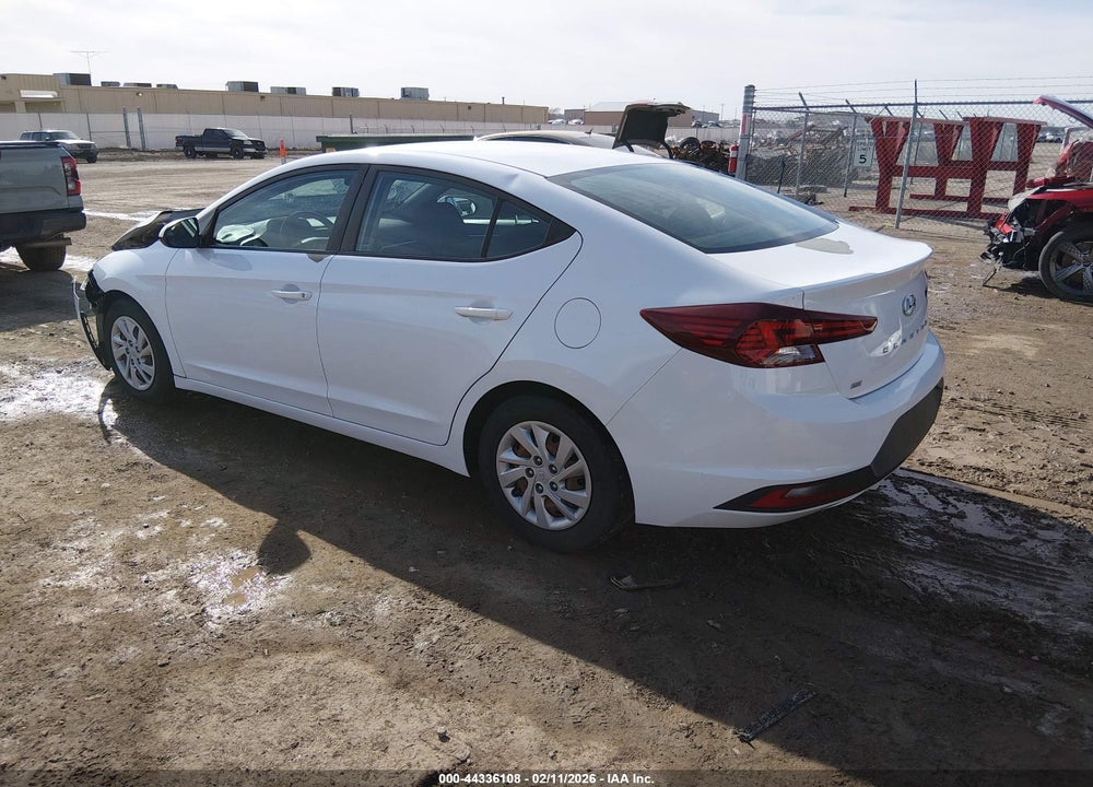 2019 HYUNDAI ELANTRA SE VIN: 5NPD74LF6KH435681