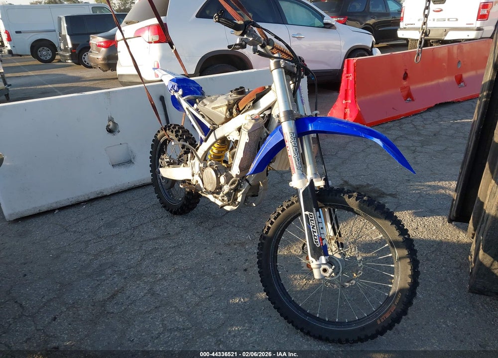 2016 YAMAHA YZ250 F VIN: JYACG34C1GA022281
