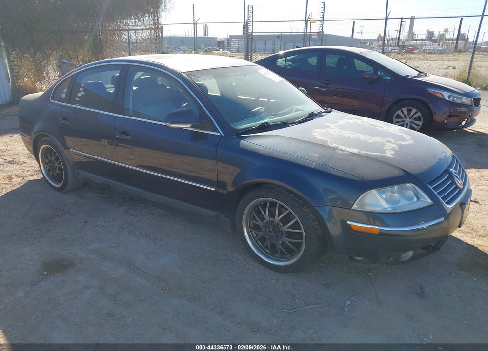 2004 VOLKSWAGEN PASSAT GLS TDI VIN: WVWPE63B44E300181