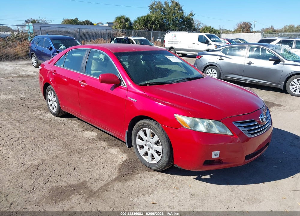 2008 TOYOTA CAMRY HYBRID VIN: 4T1BB46K78U054236