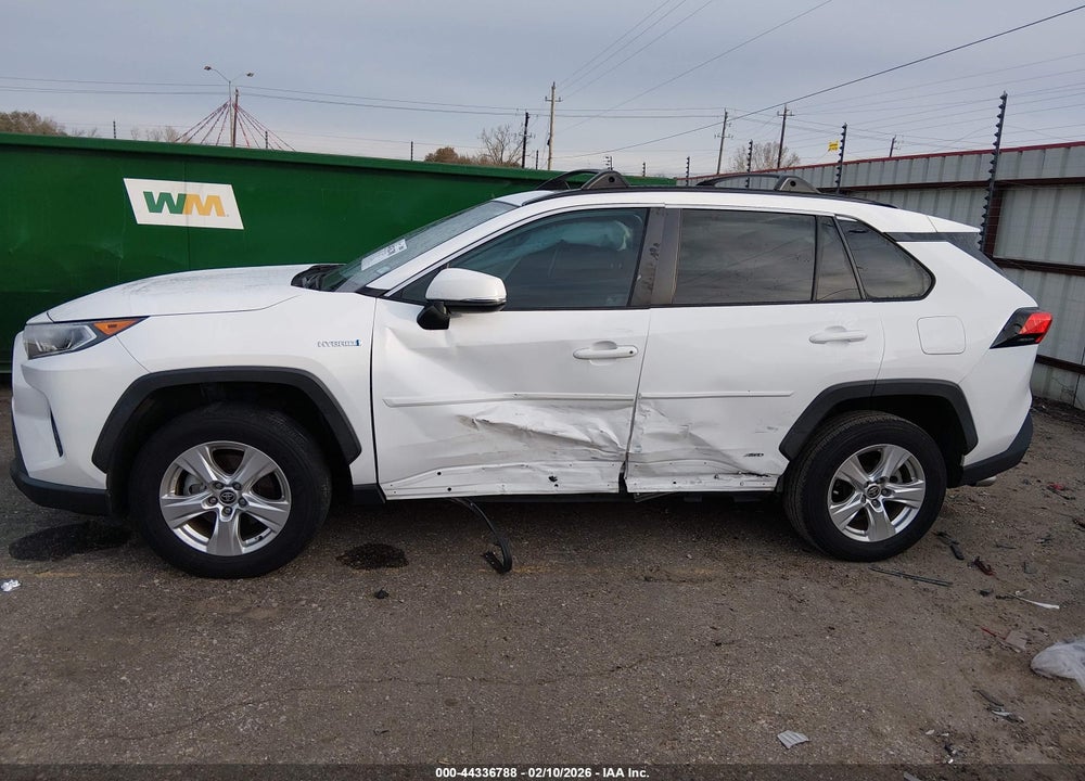 2021 TOYOTA RAV4 HYBRID XLE VIN: 4T3RWRFV5MU036720