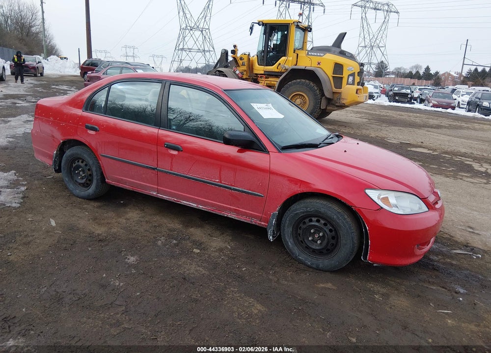 2005 HONDA CIVIC VP VIN: 1HGES16425L001836