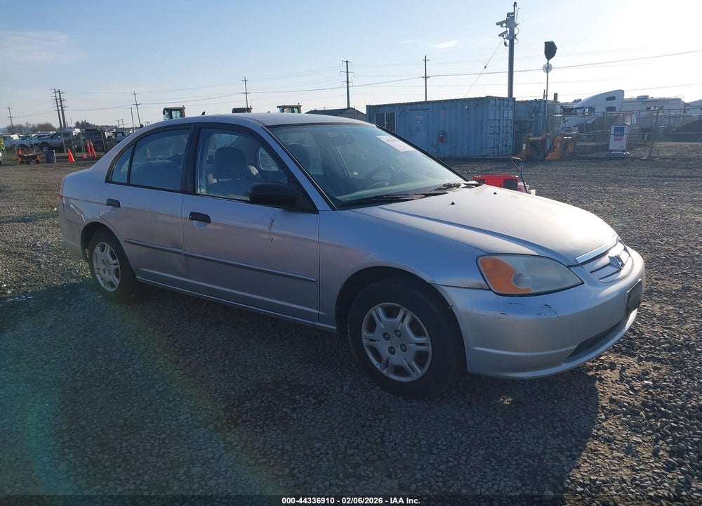 2001 HONDA CIVIC LX VIN: 1HGES16551L007987