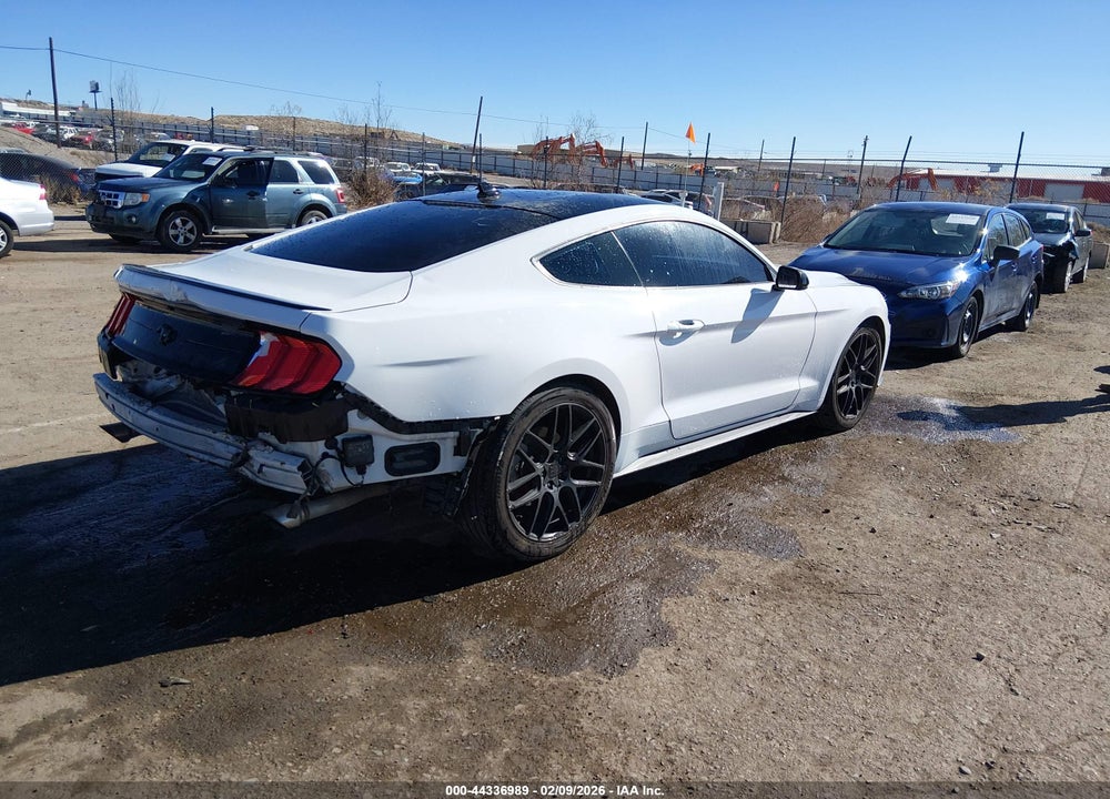 2021 FORD MUSTANG ECOBOOST FASTBACK VIN: 1FA6P8TH1M5109202