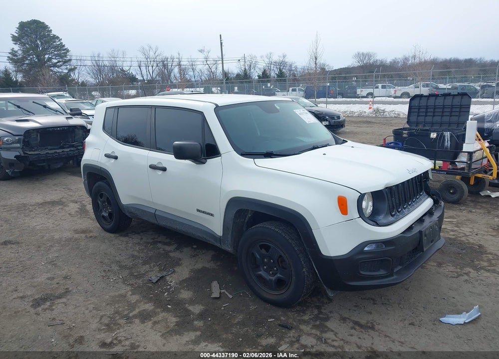 2017 JEEP RENEGADE SPORT 4X4 VIN: ZACCJBAH3HPG35374