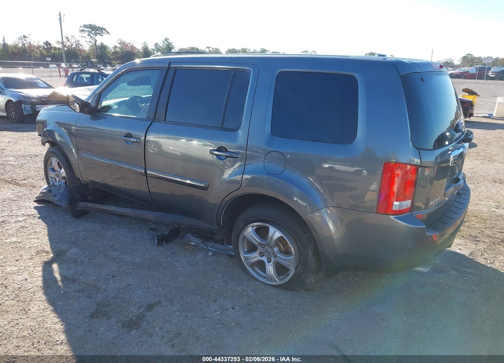 2013 HONDA PILOT EX-L VIN: 5FNYF3H63DB002120