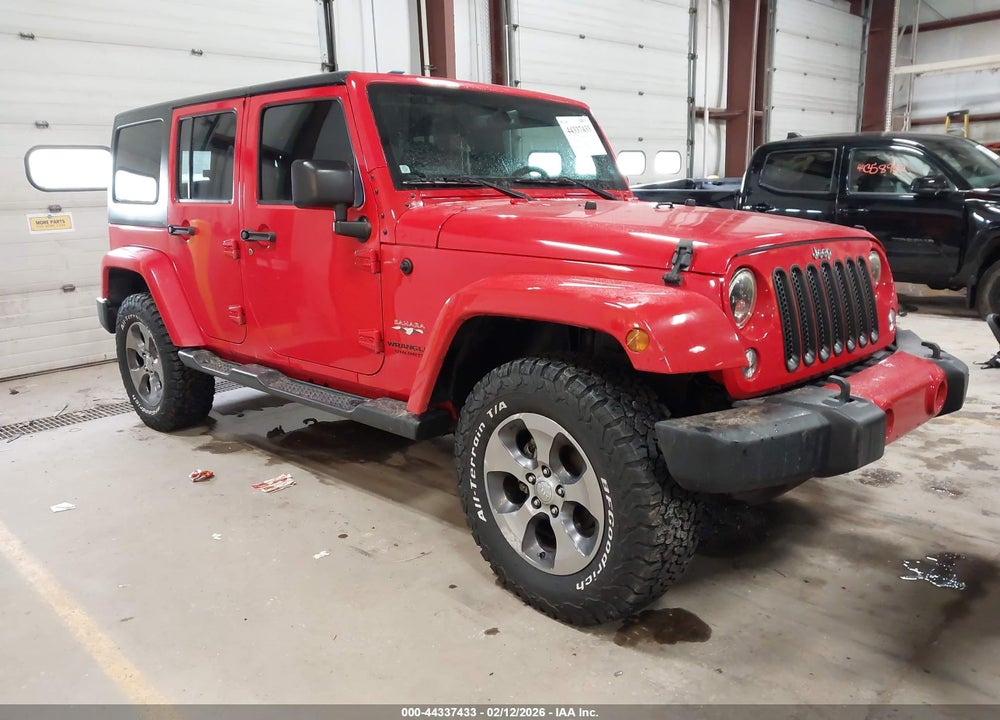 2016 JEEP WRANGLER UNLIMITED SAHARA VIN: 1C4BJWEG4GL282327