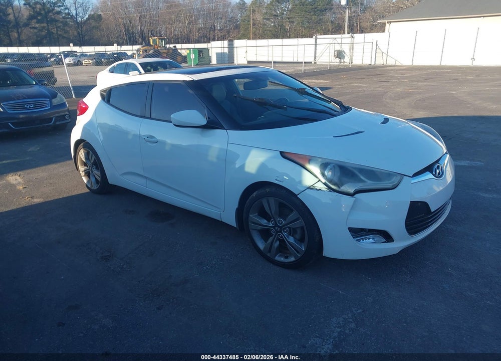 2013 HYUNDAI VELOSTER BASE W/GRAY VIN: KMHTC6AD5DU105264