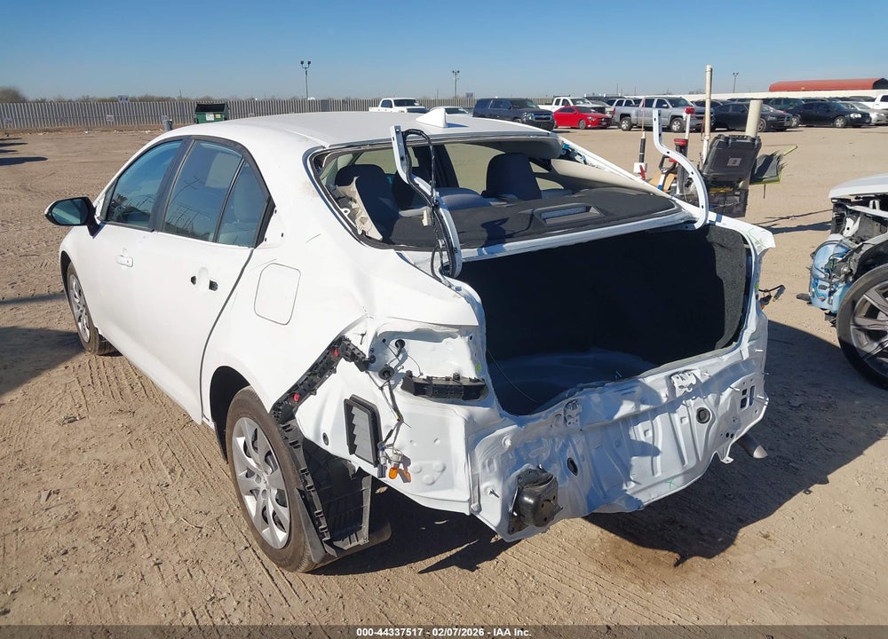 2025 TOYOTA COROLLA LE VIN: 5YFB4MDE8SP326406