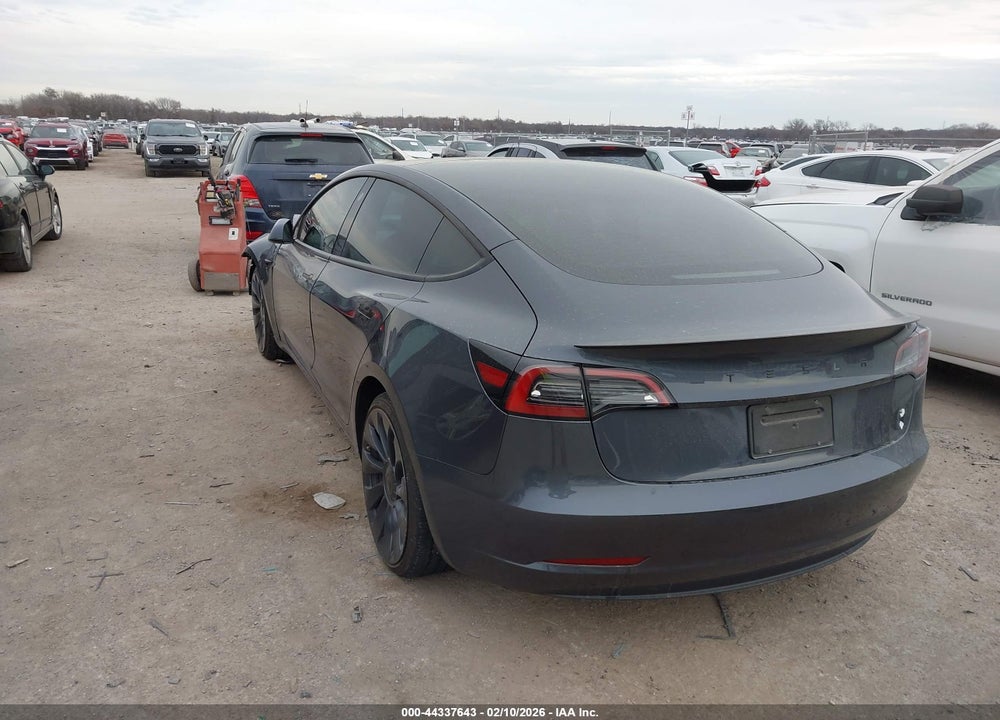 2023 TESLA MODEL 3 PERFORMANCE DUAL MOTOR ALL-WHEEL DRIVE VIN: 5YJ3E1EC6PF637395