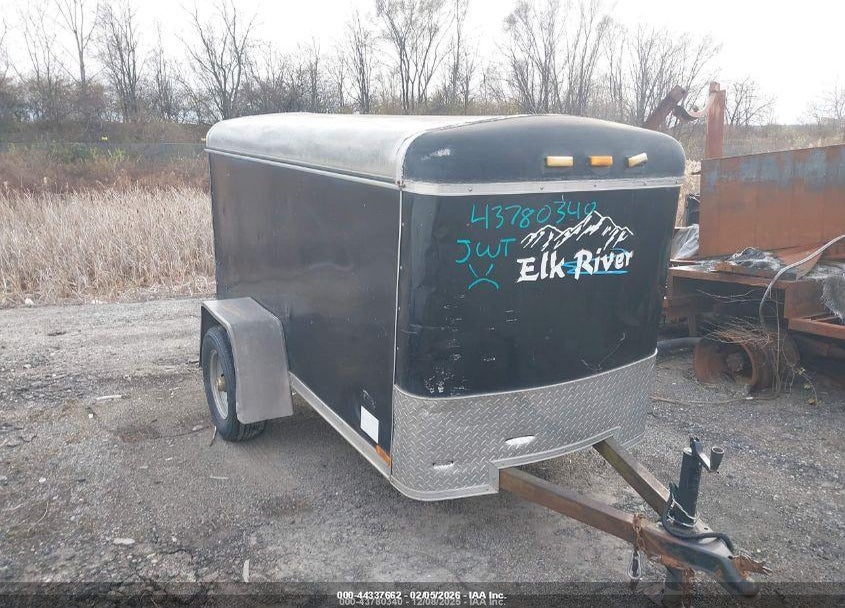 2007 ELK RIVER BOAT TRAILERS HAULMASTER ENCLOSED VIN: 1E9BE08177E353579