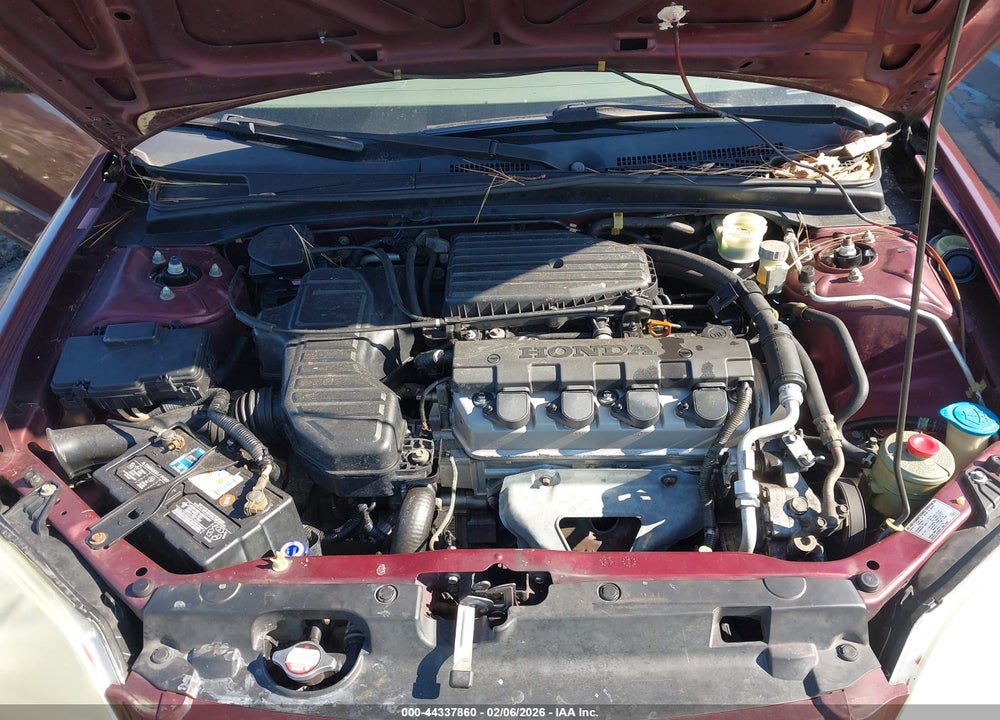 2002 HONDA CIVIC LX VIN: 1HGES15562L014479