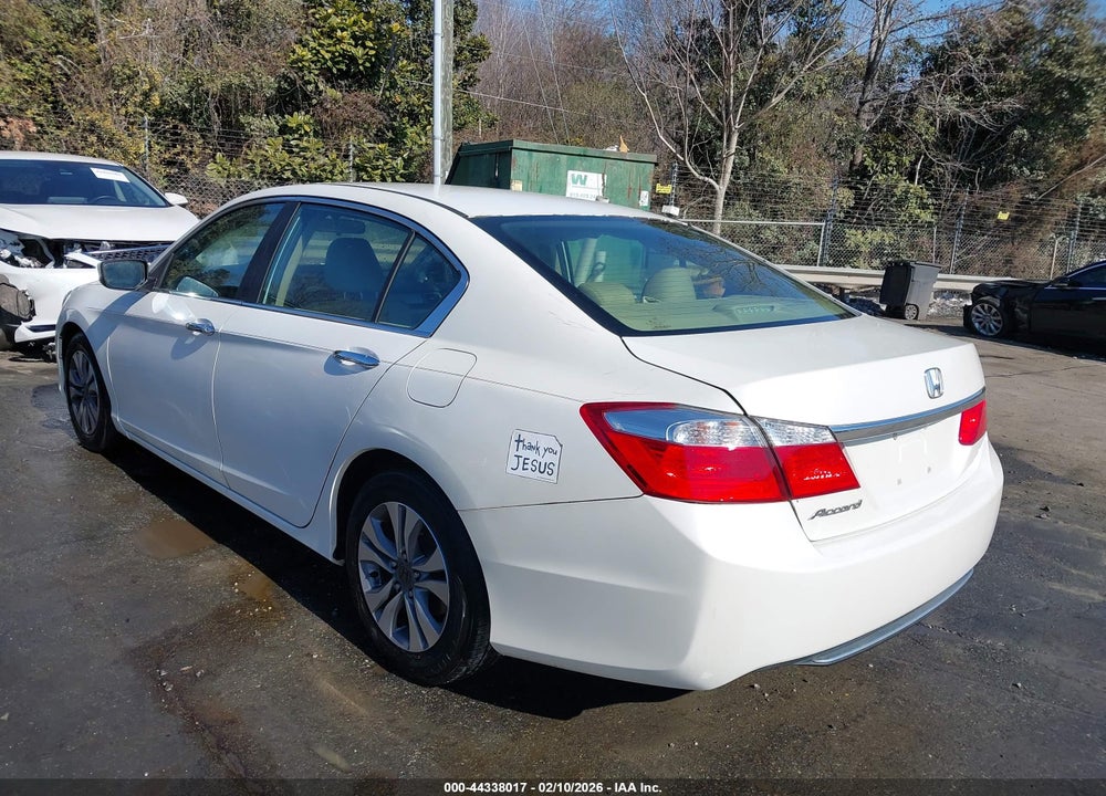 2014 HONDA ACCORD LX VIN: 1HGCR2F38EA300436