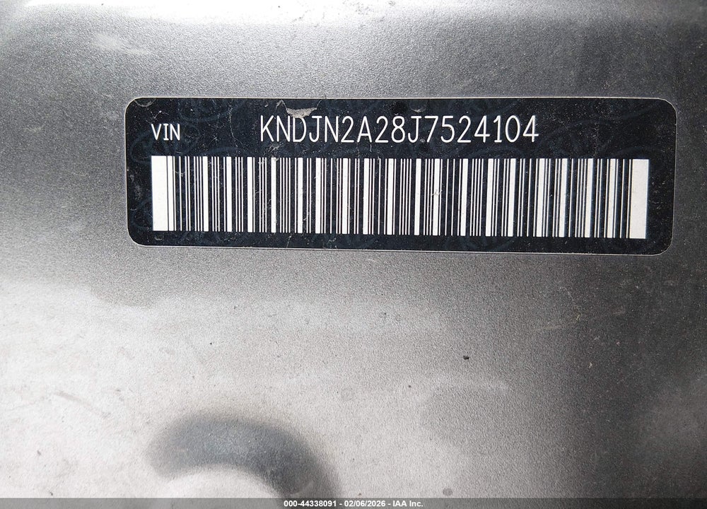 2018 KIA SOUL VIN: KNDJN2A28J7524104