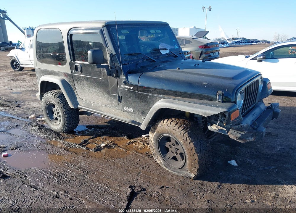 2004 JEEP WRANGLER SPORT VIN: 1J4FA49S44P750978