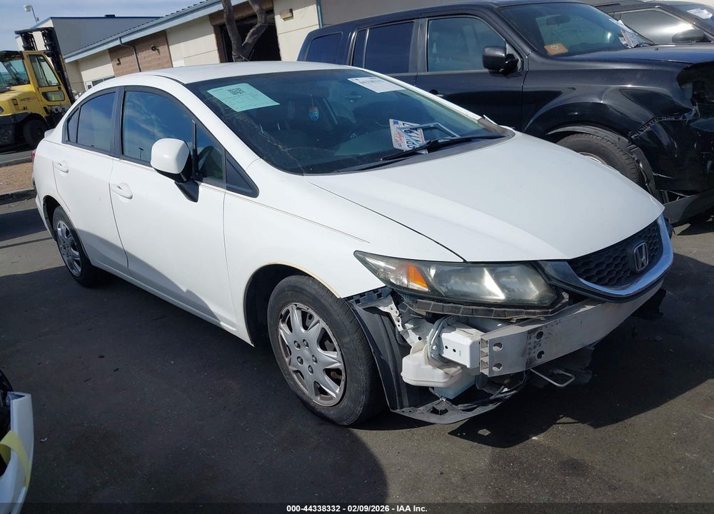 2013 HONDA CIVIC LX VIN: 19XFB2F57DE083877
