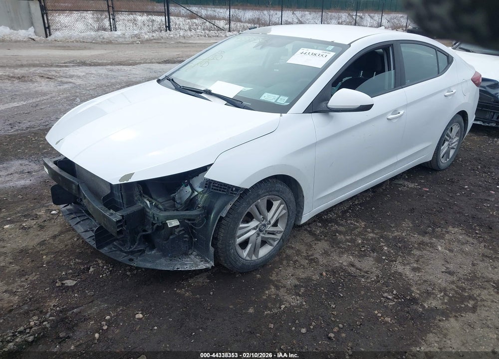 2019 HYUNDAI ELANTRA SEL VIN: 5NPD84LF0KH404827