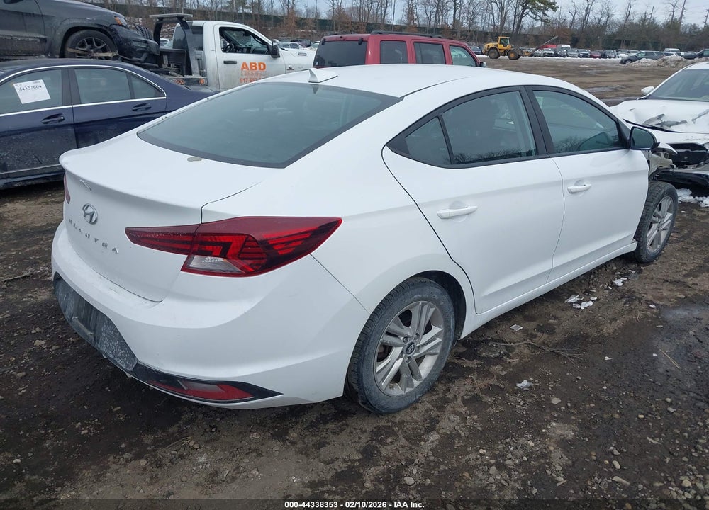 2019 HYUNDAI ELANTRA SEL VIN: 5NPD84LF0KH404827