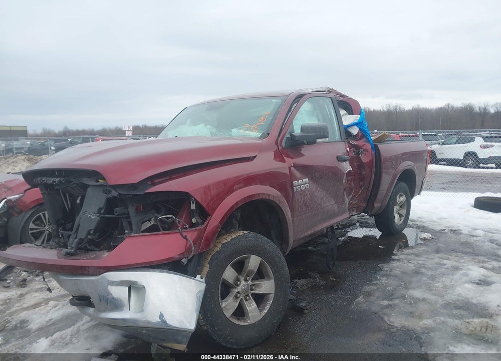 2016 RAM 1500 OUTDOORSMAN VIN: 1C6RR7LG5GS379856