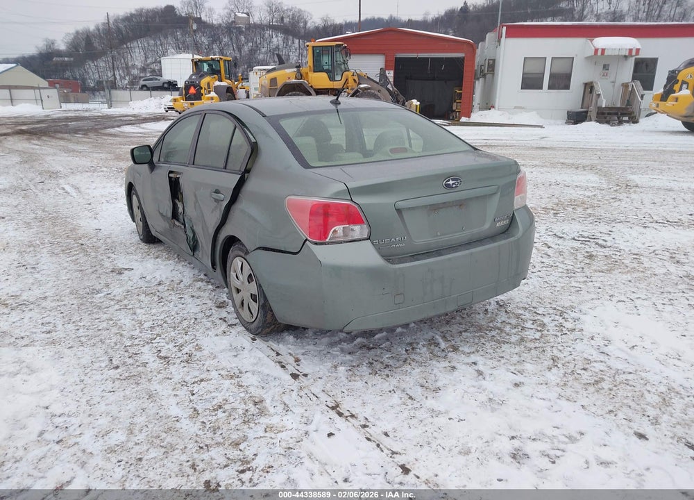 2014 SUBARU IMPREZA 2.0I VIN: JF1GJAA61EH021863