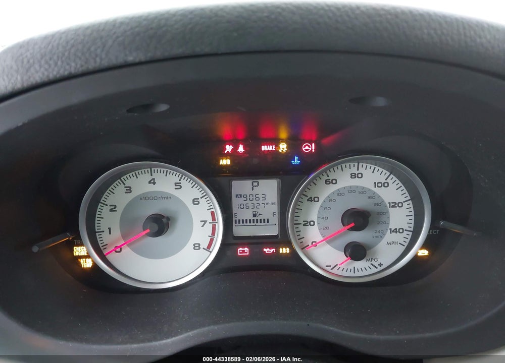 2014 SUBARU IMPREZA 2.0I VIN: JF1GJAA61EH021863