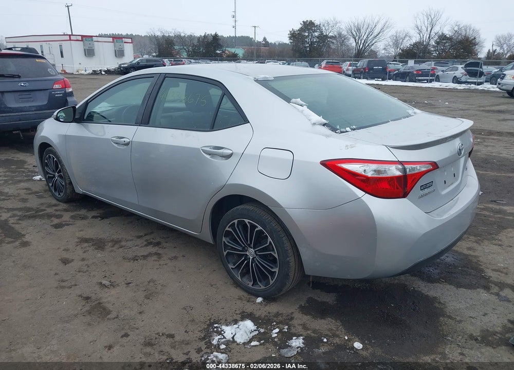 2016 TOYOTA COROLLA S PLUS VIN: 2T1BURHE6GC505252