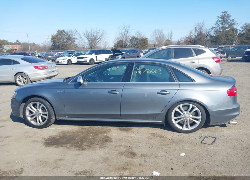 2013 AUDI S4 3.0T PREMIUM PLUS VIN: WAUBGAFL8DA109430
