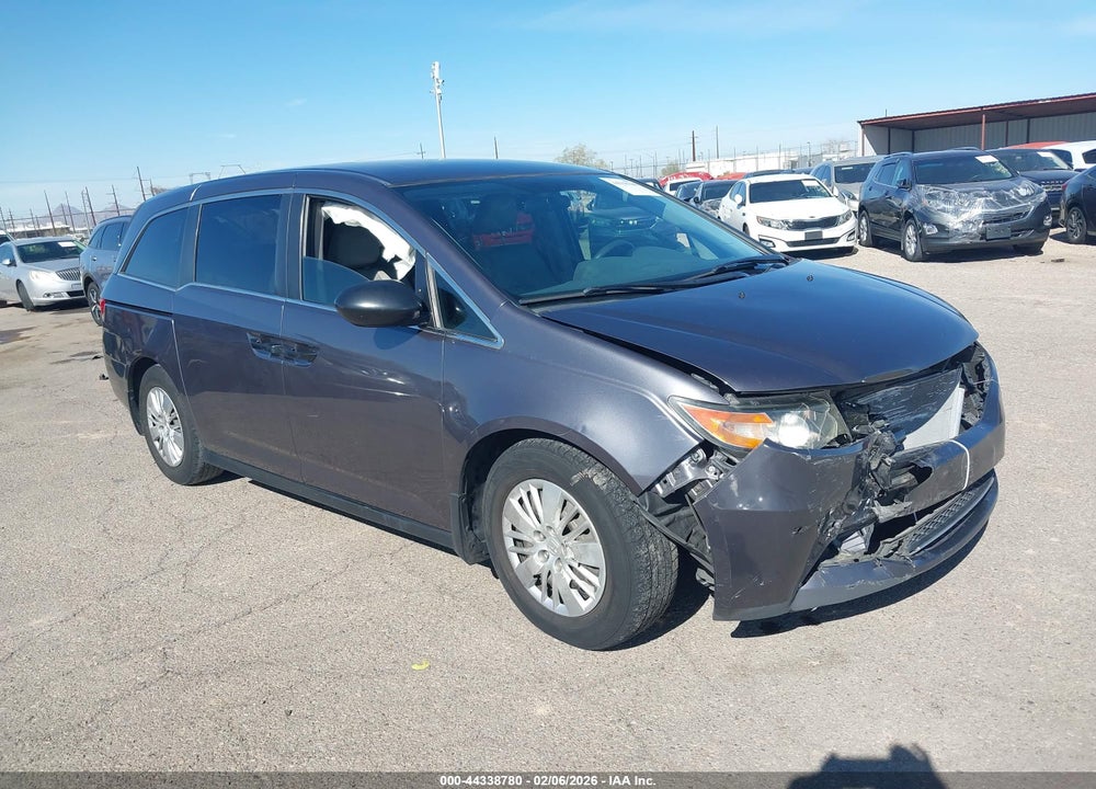 2016 HONDA ODYSSEY LX VIN: 5FNRL5H25GB005675