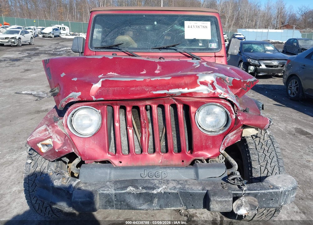 2000 JEEP WRANGLER SPORT VIN: 1J4FA49S2YP764299