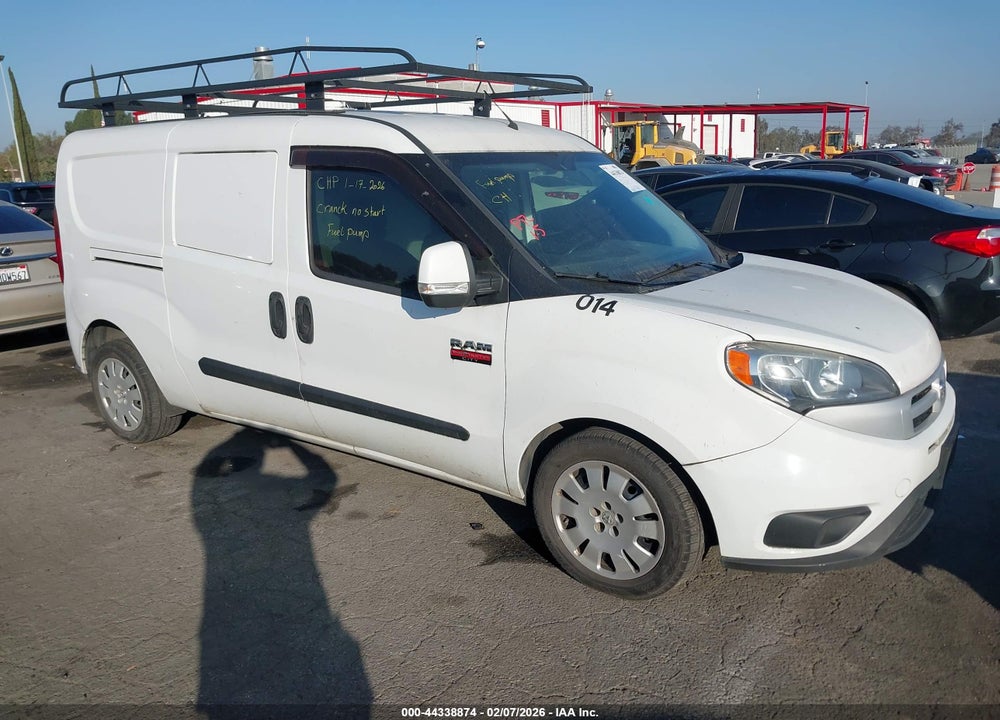 2017 RAM PROMASTER CITY TRADESMAN SLT VIN: ZFBERFBBXH6D55107