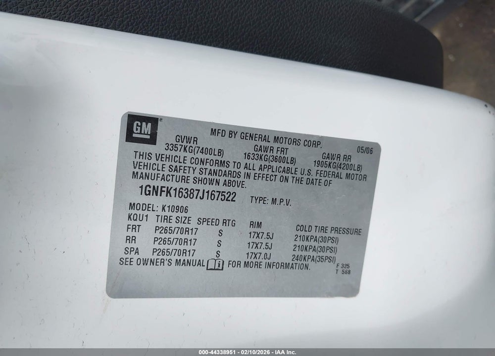 2009 CHEVROLET SUBURBAN 1500 LT2 VIN: 1GNFK26329R223092