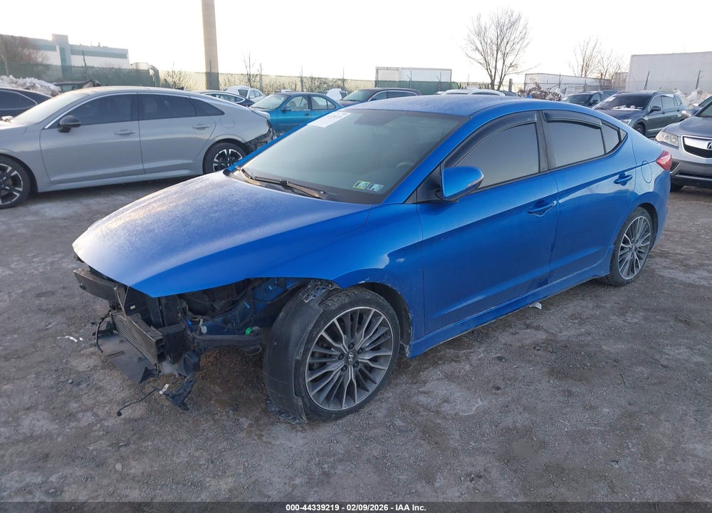 2017 HYUNDAI ELANTRA SPORT VIN: KMHD04LB9HU362382