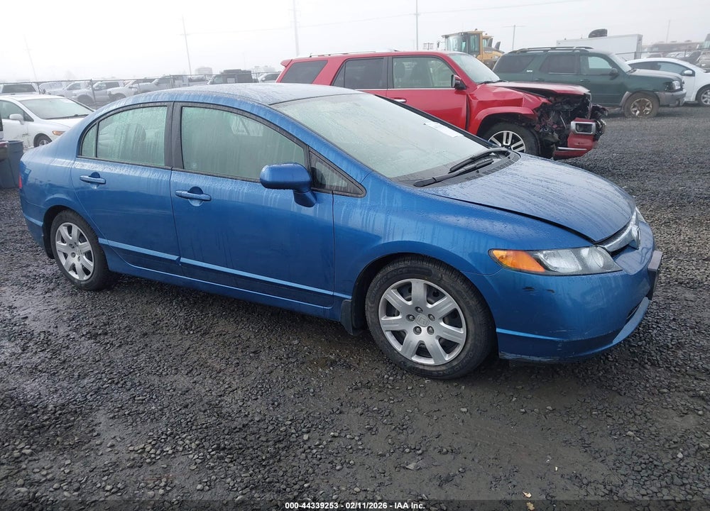 2007 HONDA CIVIC LX VIN: 1HGFA16597L021231