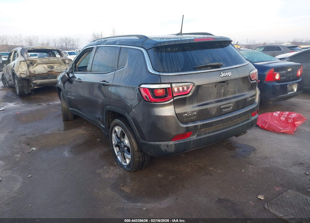 2018 JEEP COMPASS LIMITED 4X4 VIN: 3C4NJDCB2JT434688