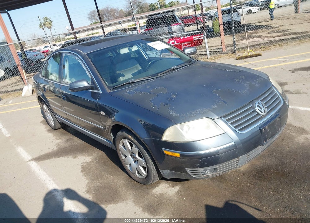 2003 VOLKSWAGEN PASSAT GLX VIN: WVWRH63B73P205455