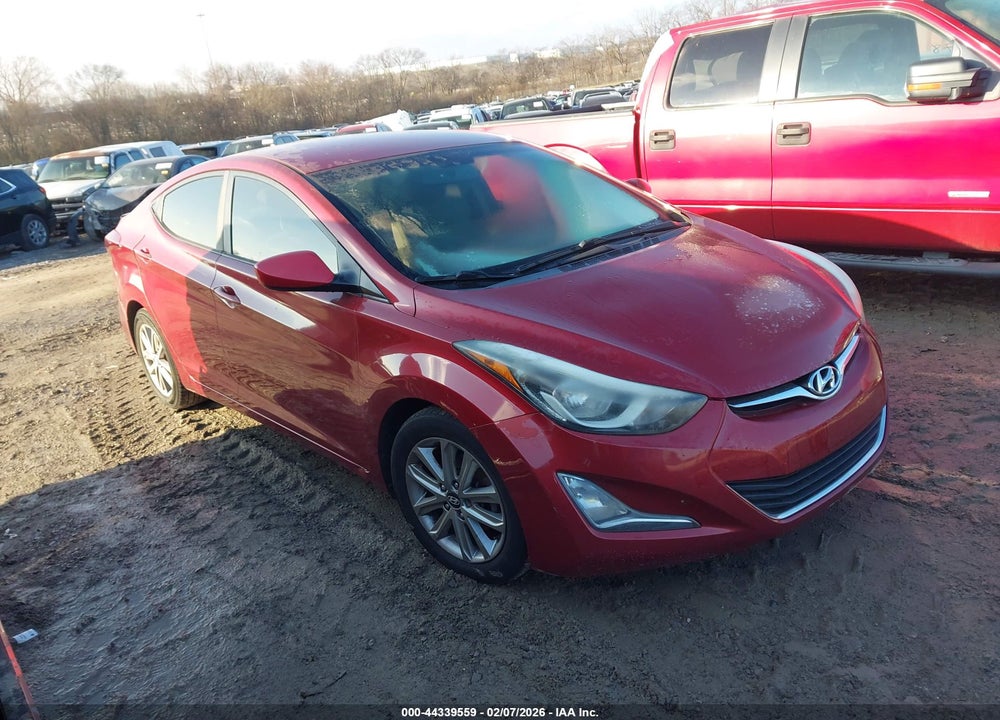 2014 HYUNDAI ELANTRA SE VIN: 5NPDH4AE7EH472055