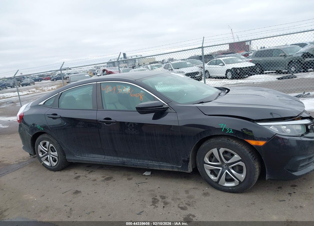 2016 HONDA CIVIC LX VIN: 19XFC2F51GE065182