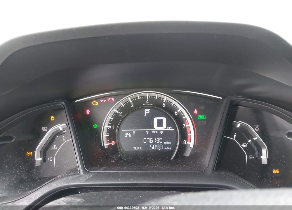 2016 HONDA CIVIC LX VIN: 19XFC2F51GE065182