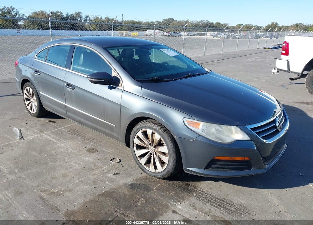 2012 VOLKSWAGEN CC SPORT VIN: WVWMP7AN3CE509734