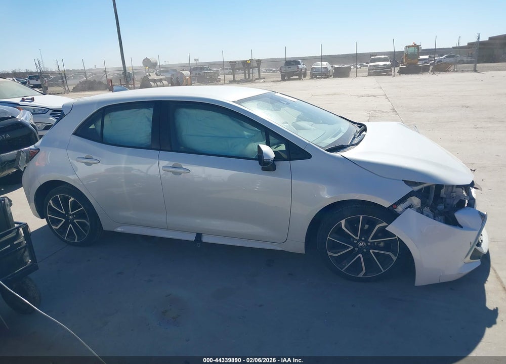 2019 TOYOTA COROLLA XSE VIN: JTNK4RBE1K3035279