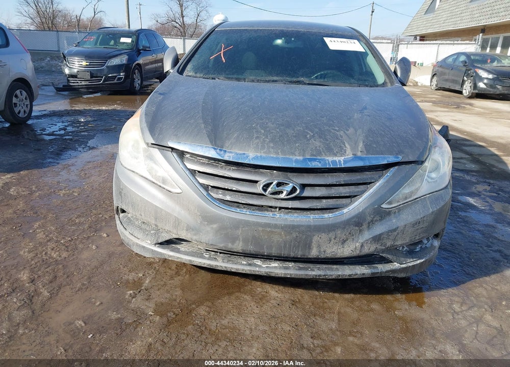 2014 HYUNDAI SONATA GLS VIN: 5NPEB4AC6EH857174