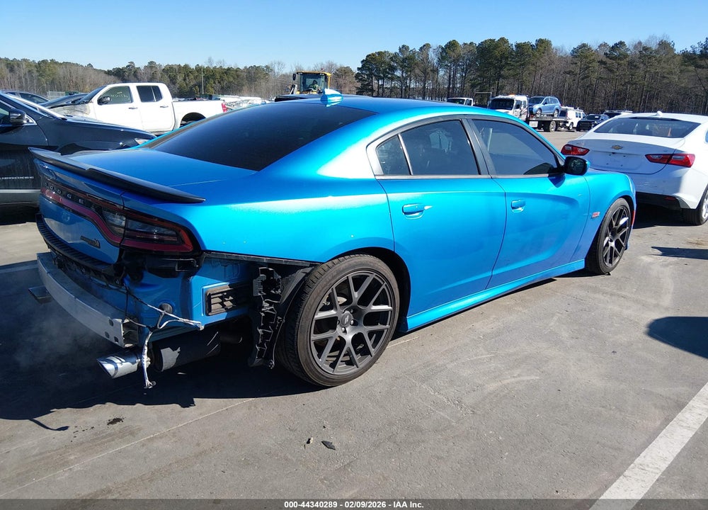 2018 DODGE CHARGER R/T SCAT PACK RWD VIN: 2C3CDXGJ9JH299045