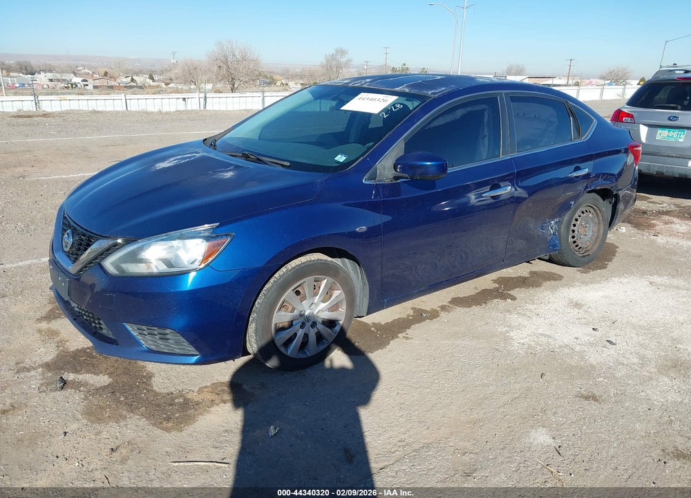 2017 NISSAN SENTRA SV VIN: 3N1AB7AP6HY283432